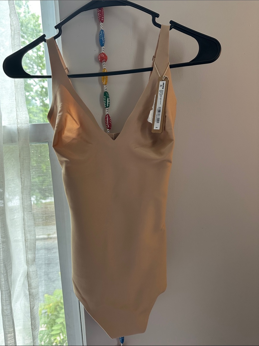 Skims body plunge thong bodysuit NWT